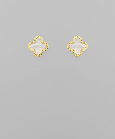 Gold Clover Studs product