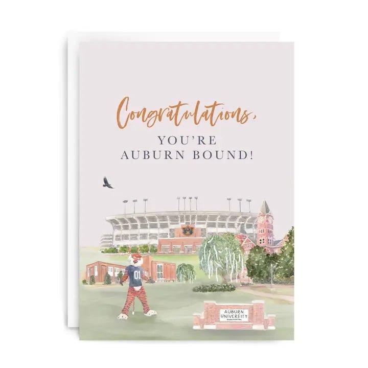 Auburn Bound Graduation Card - Anderson Ave boutique