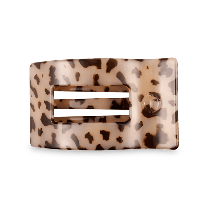 Blonde Tortoise Medium Flat Rectangle Hair Clip - Anderson Ave boutique