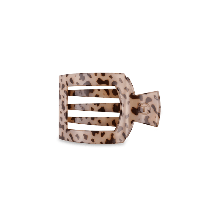 Blonde Tortoise Small Flat Square Hair Clip - Anderson Ave boutique