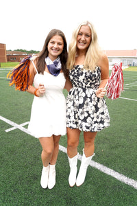 Bubble Hem Mini Dress – Black & White - Anderson Ave boutique