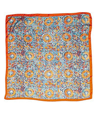 Game Day Glow Silk Scarf - Orange - Anderson Ave boutique