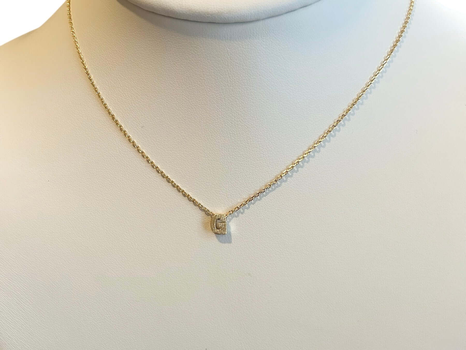 Initial Necklace - Gold - Anderson Ave boutique