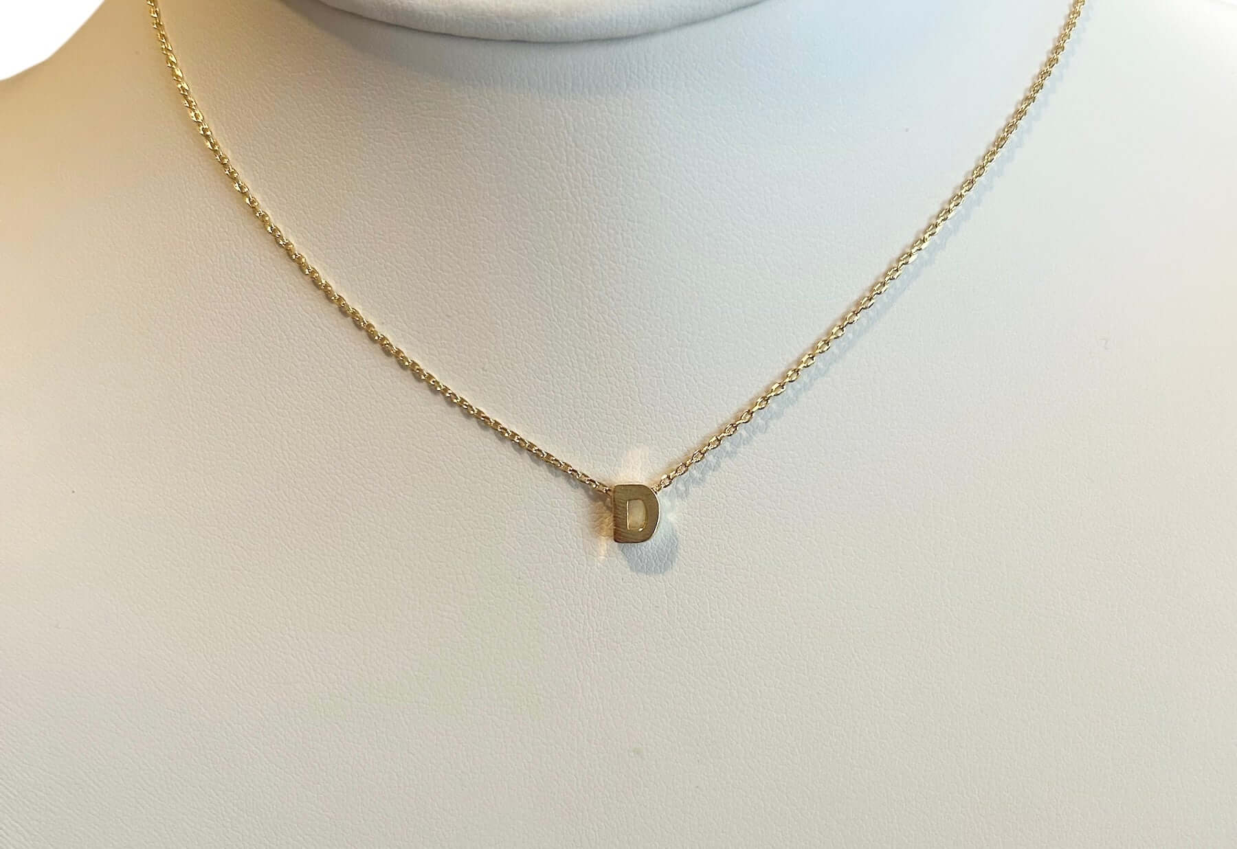 Initial Necklace - Gold - Anderson Ave boutique