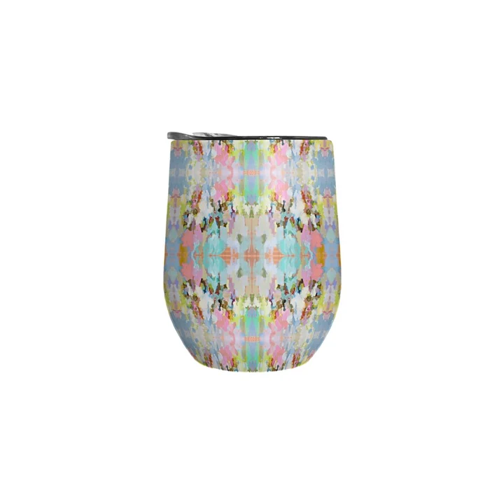 Laura Park Brooks Avenue 12 oz. Insulated Wine Tumbler - Vibrant Stainless Steel Cup - Anderson Ave boutique