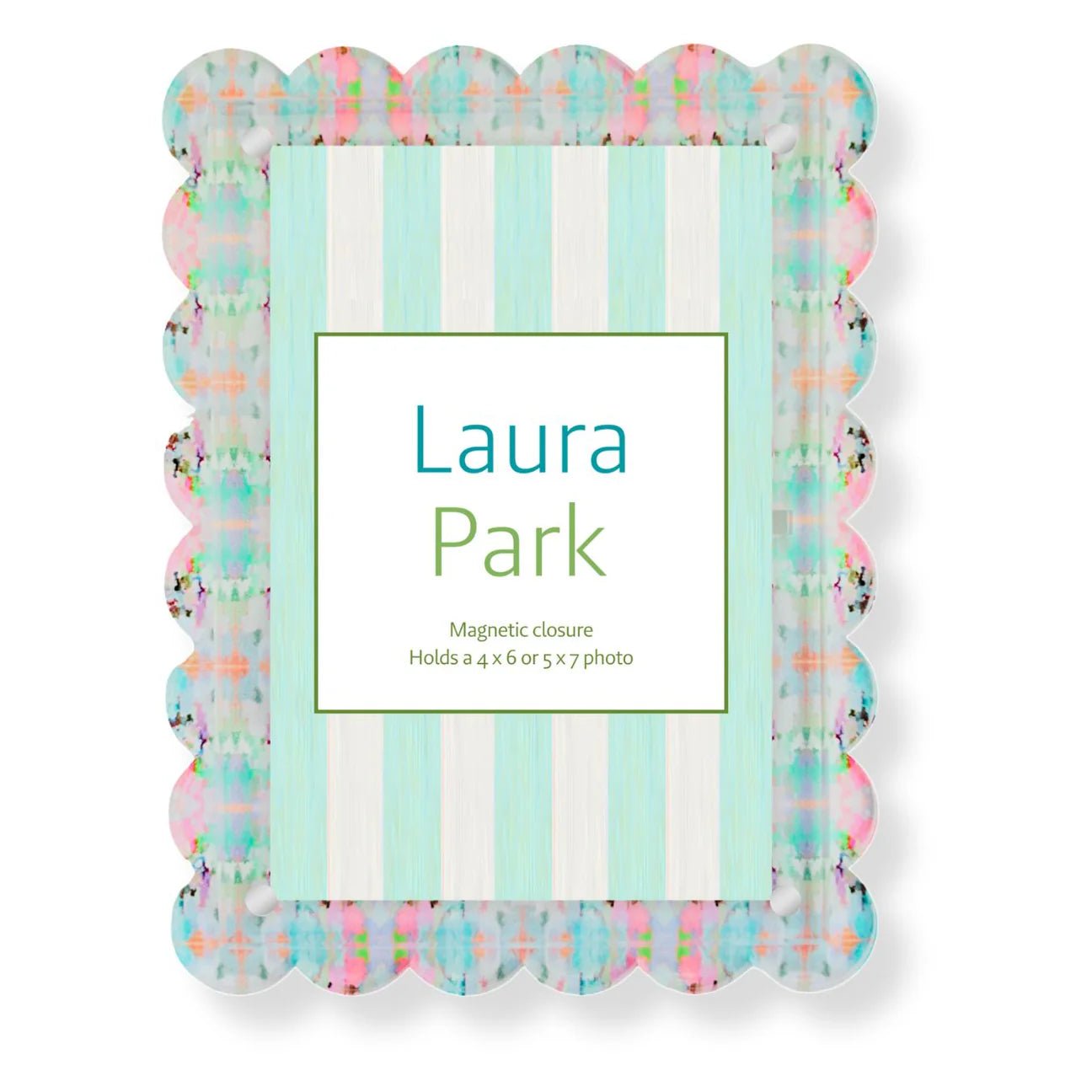 Laura Park Brooks Avenue Scalloped Acrylic Picture Frame - Anderson Ave boutique