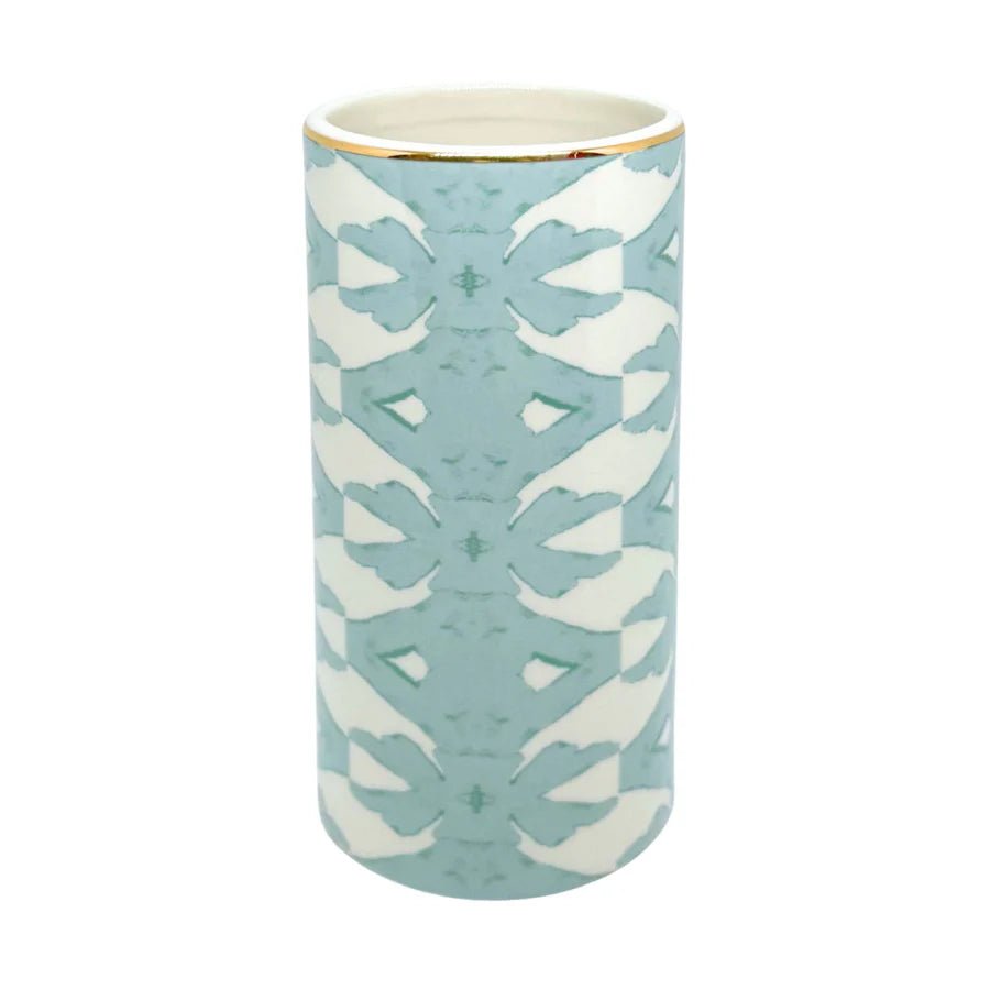 Laura Park Palm Mist Vase - Blue - Anderson Ave boutique
