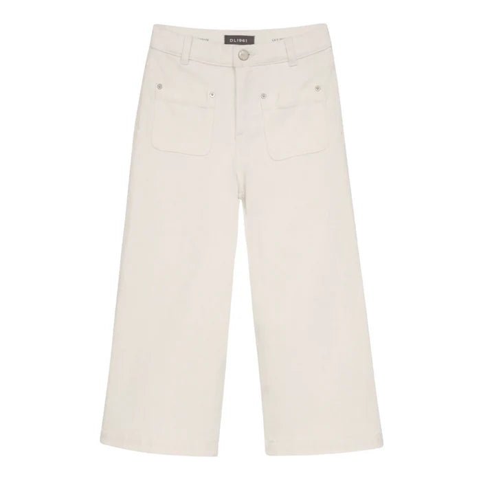 Lilly Wide Leg Jeans - White - Anderson Ave boutique