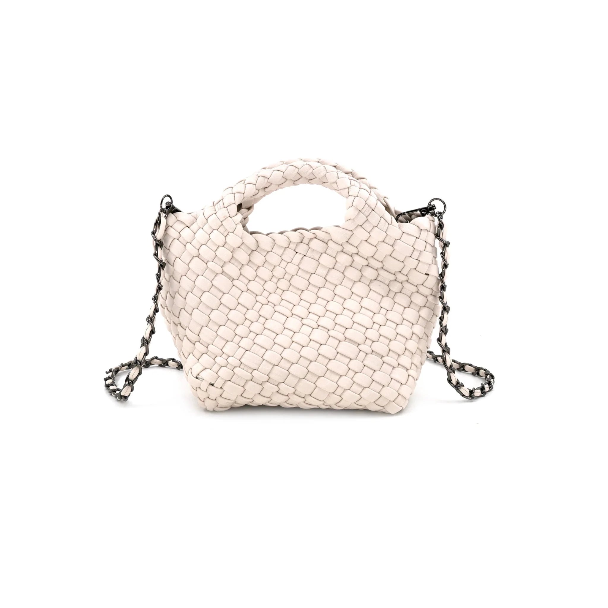 Luxe Woven Braided Clutch – Chic Vegan Leather Crossbody Bag - Anderson Ave boutique