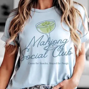 Mahjong Social Club Tee - Anderson Ave boutique