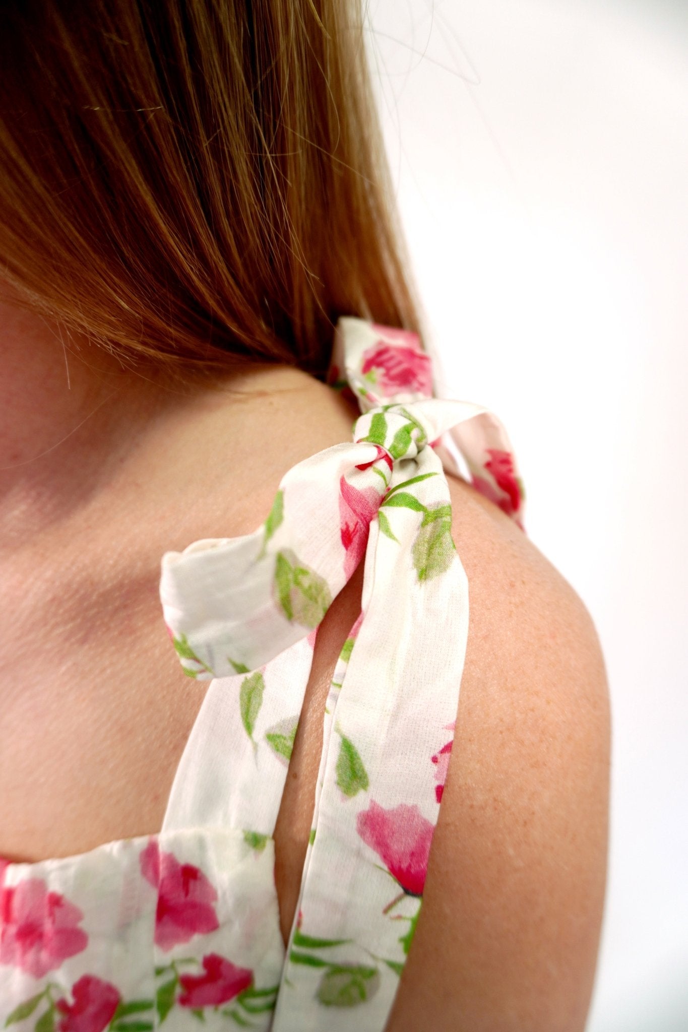 Petal Bloom Square Neck Tie - Strap Mini Dress - Anderson Ave boutique