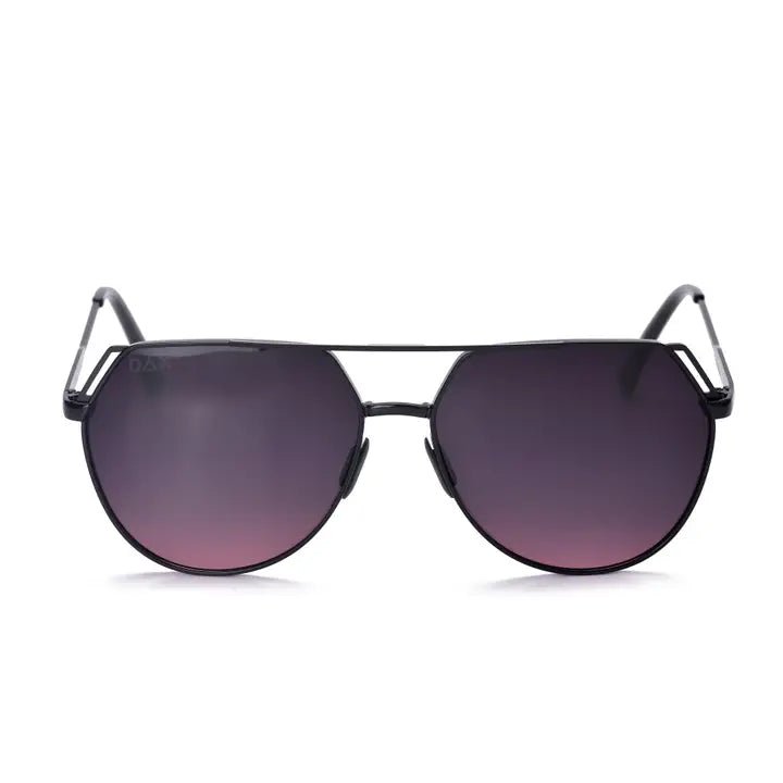Ritz - Unisex Polarized Large Hair Friendly Aviator Black - Anderson Ave boutique