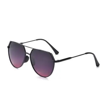 Ritz - Unisex Polarized Large Hair Friendly Aviator Black - Anderson Ave boutique