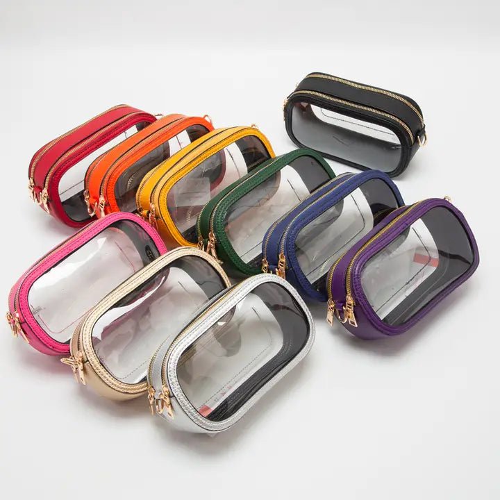 Stadium Clear Oval Crossbody Bags - Anderson Ave boutique