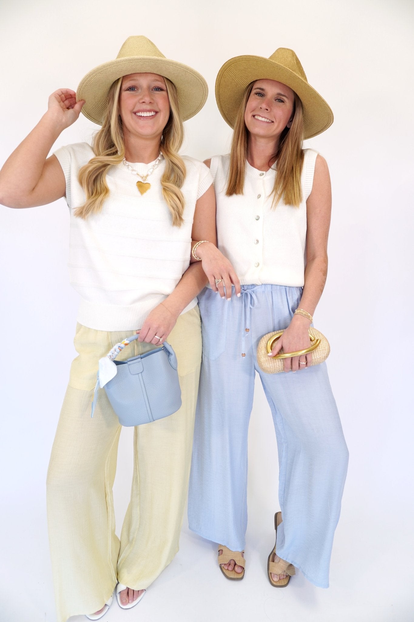 Sunny Breeze Wide - Leg Woven Pants – Butter Yellow - Anderson Ave boutique