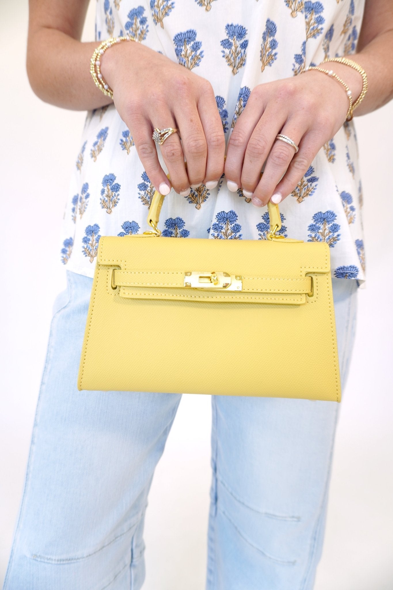 Sunny Days Mini Top Handle Bag - Anderson Ave boutique