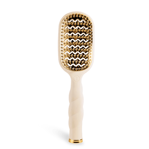 Teleties Vented Hair Brush - Tan - Anderson Ave boutique