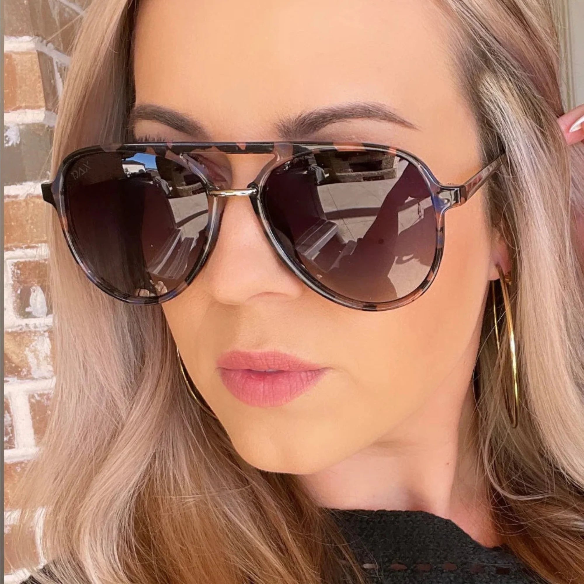 The Earhart Polarized Sunnie - Cheetah - Anderson Ave boutique