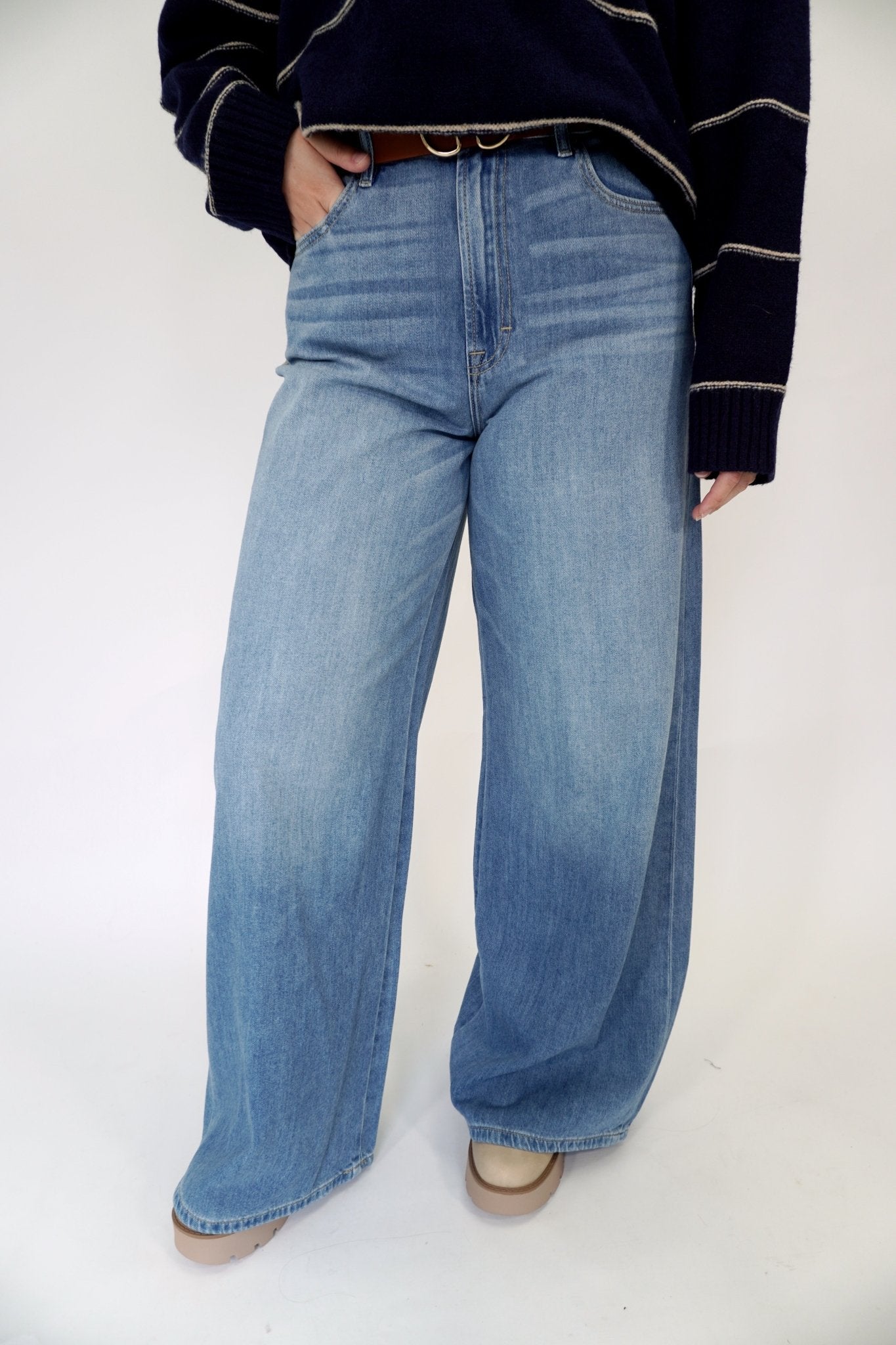 The Parker Hidden High - Rise Wide Leg Jeans - Anderson Ave boutique