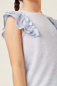 ruffle-sleeve-blue-kids-top-closeup.jpg