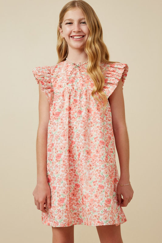 Dasiy Floral Tie Dress
