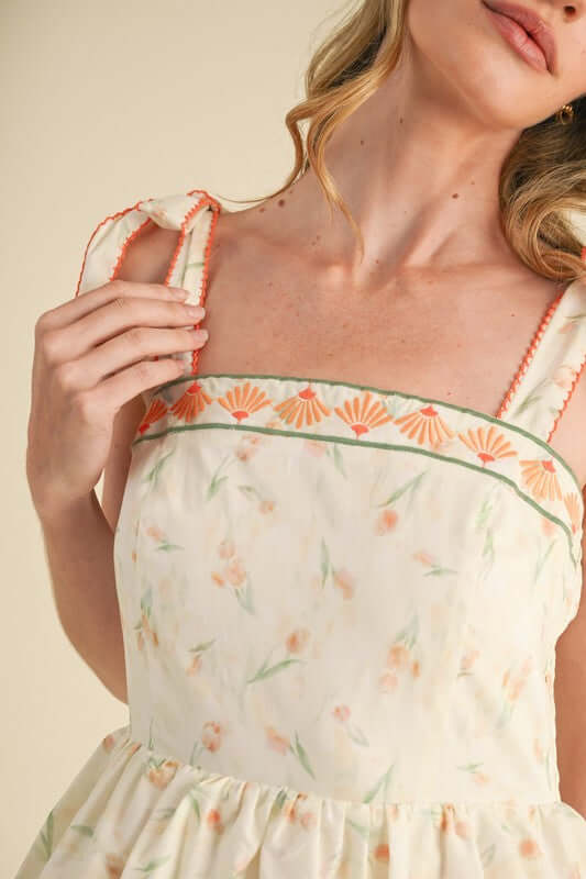 The Sunlit Stroll Midi Dress