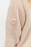 3D Crochet Flower Cardigan Sweater - Anderson Ave boutique