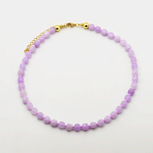 Lila Gemstone Necklace