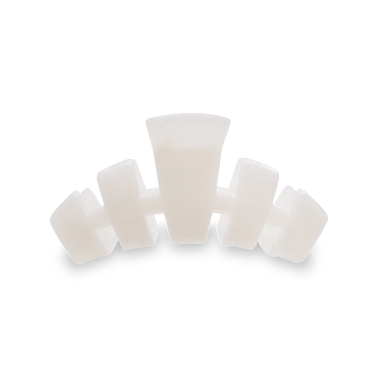 Classic Coconut White Medium Claw Hair Clip