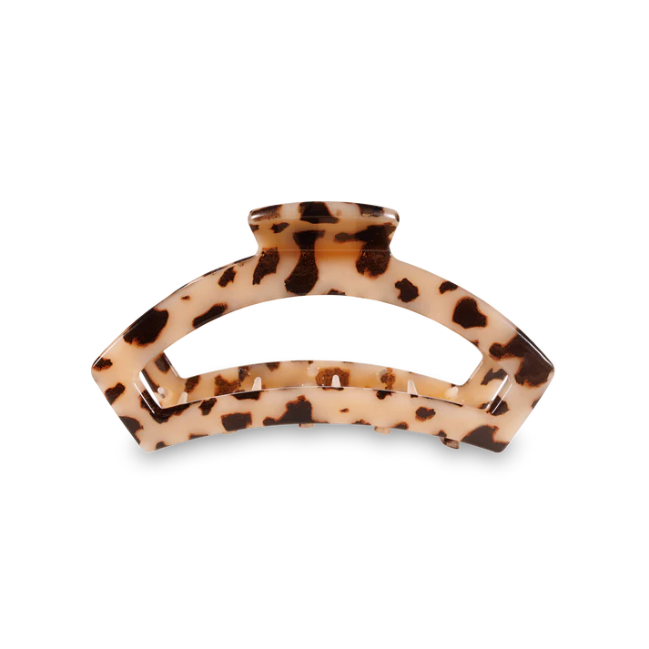 Open Blonde Tortoise Medium Claw Hair Clip