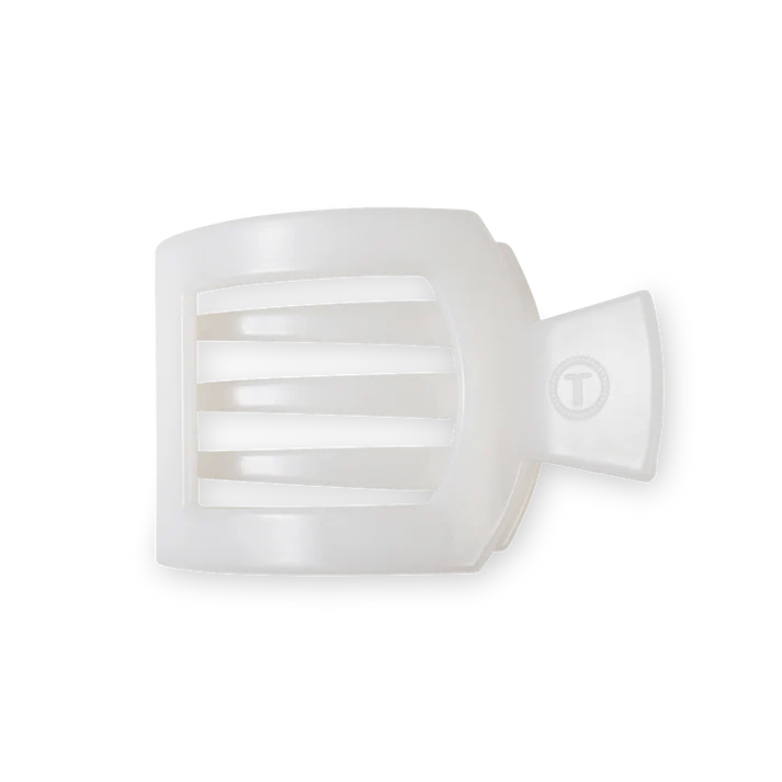 White outdoor wall light fixture on a white background