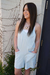BreezeLite Beach Cover-Up / Romper – Baby Blue