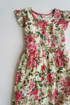 Rosalie Garden Party Dress – Floral Ruffle Tween Girl Dress
