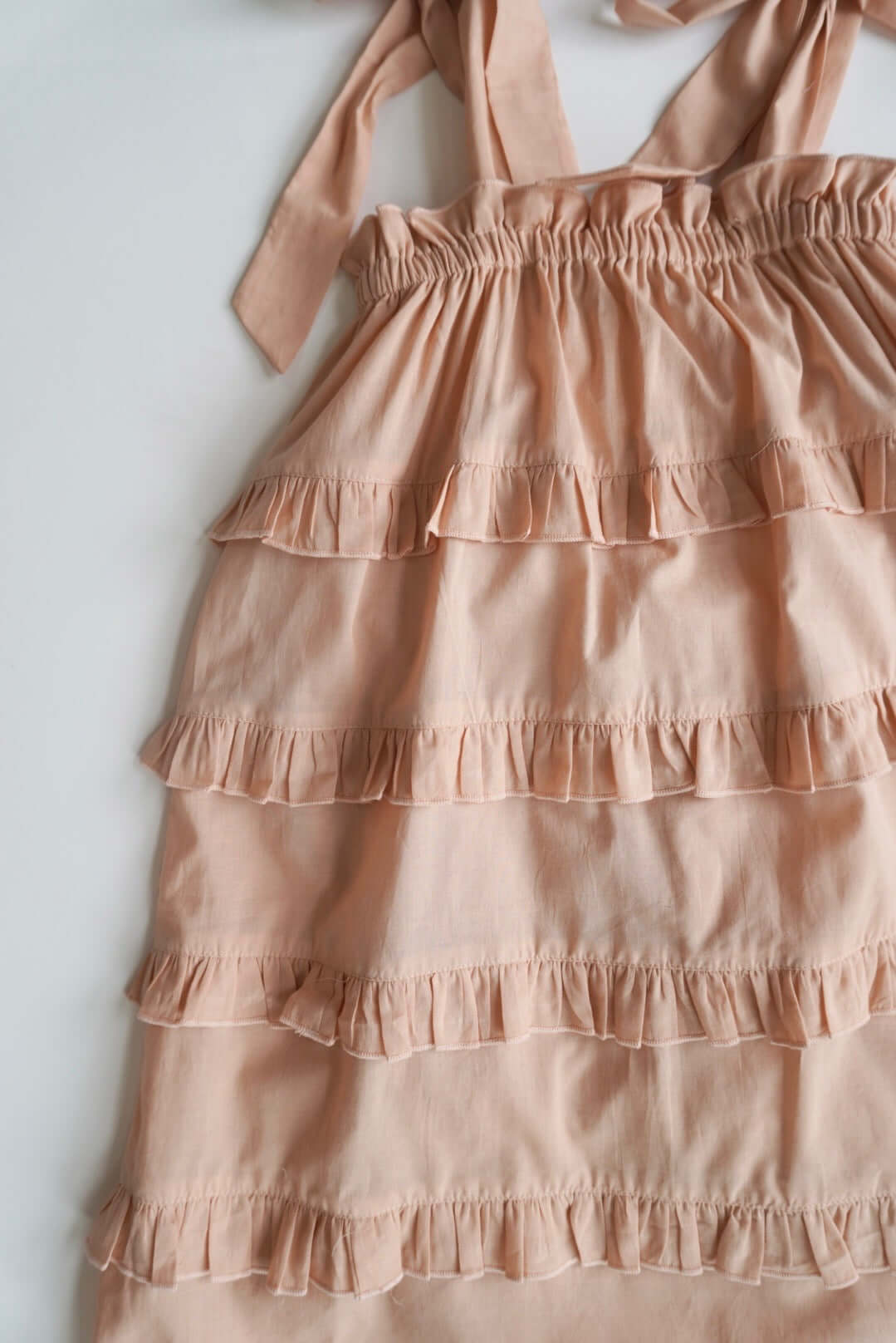 Peachy Ruffle Daydream Dress