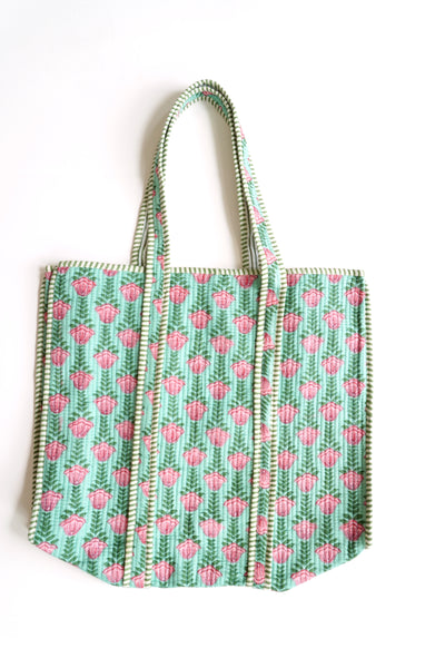 Maddie Quilted Tote Bag