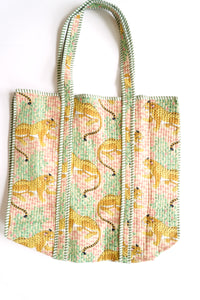 Maddie Quilted Tote Bag