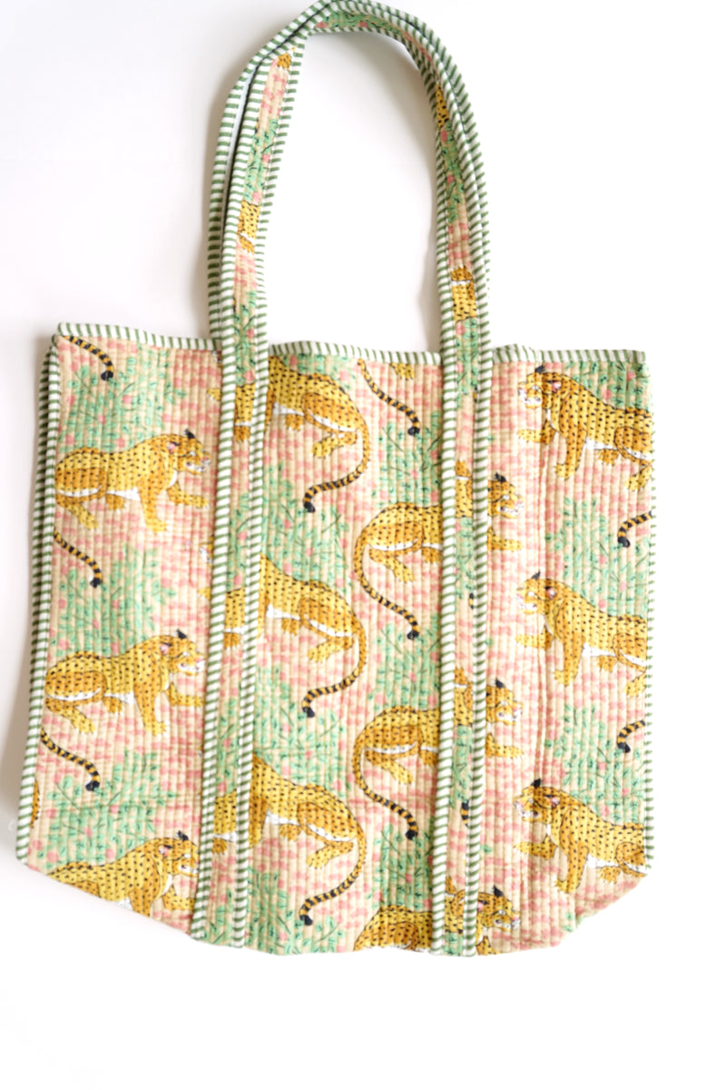 Maddie Quilted Tote Bag