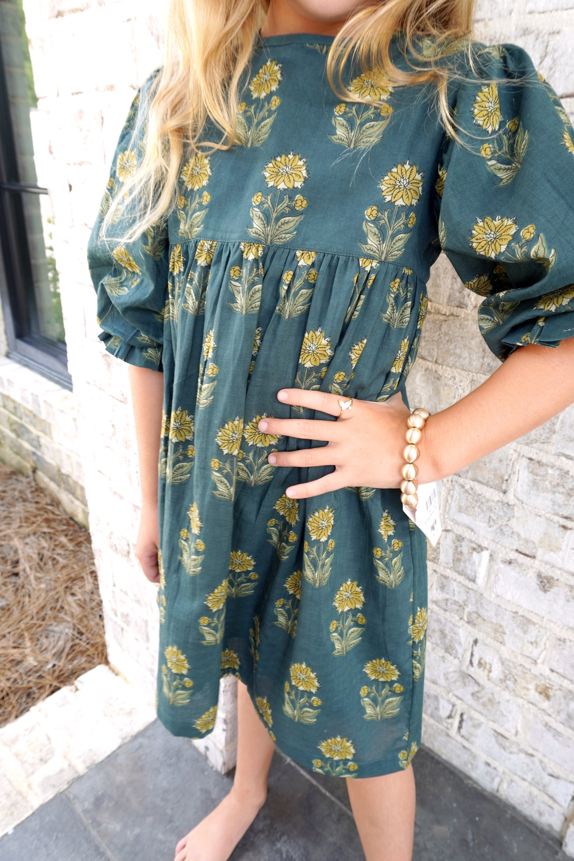 sunflower-print-long-sleeve-tween-dress-deep-forest.jpg