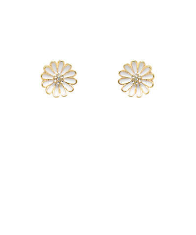 White Flower earrings