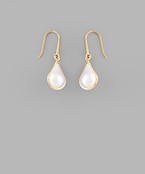 Pearl Layered Teardrop Earrings