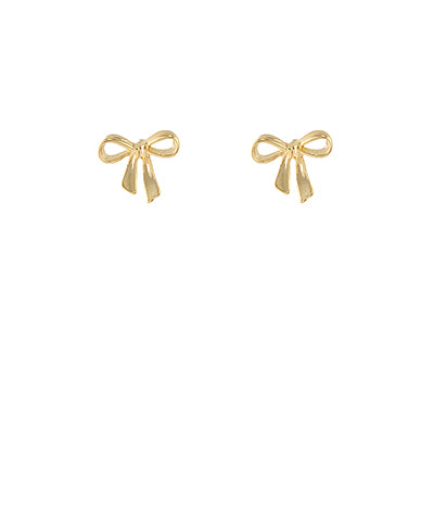 Brass Bow Studs