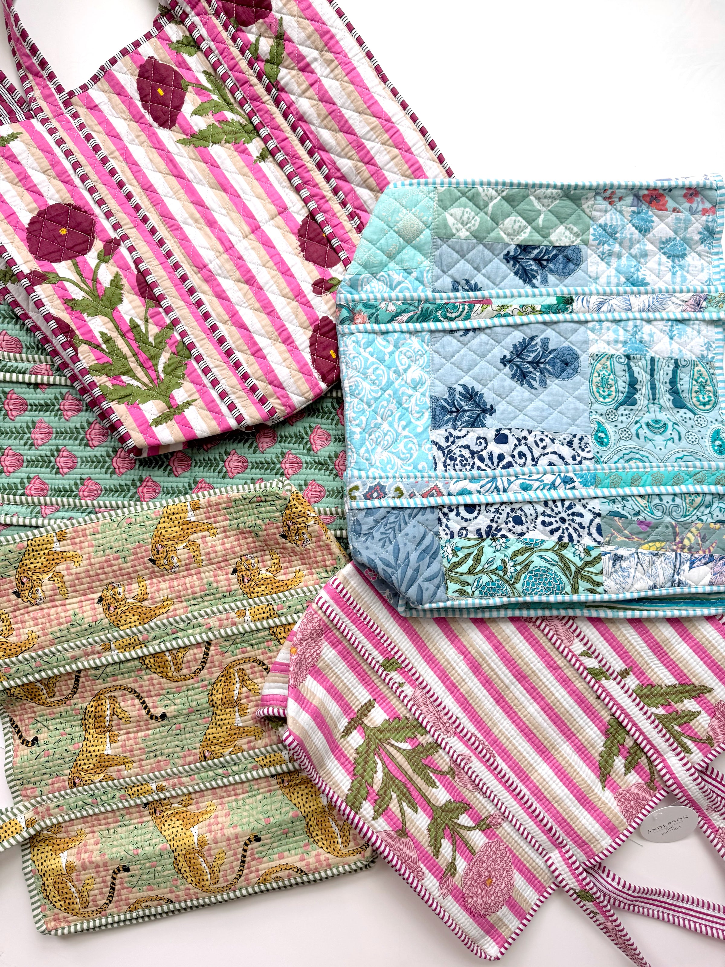 Maddie Quilted Tote Bag