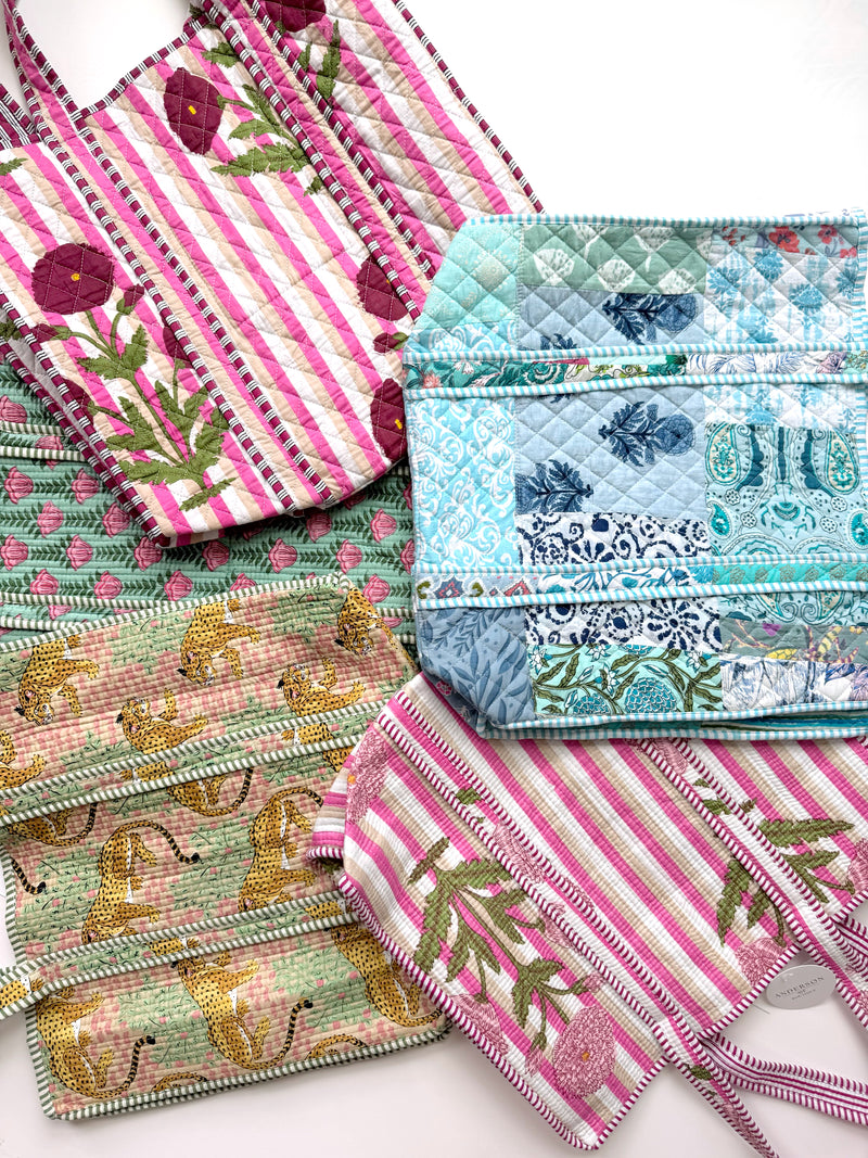 Maddie Quilted Tote Bag