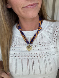 purple-gold-scarf-necklace-gold-heart-charm-boutique-gameday-AndersonAve.jpg