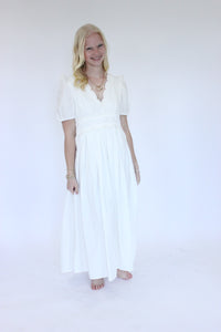 Scallop Breeze Midi Dress