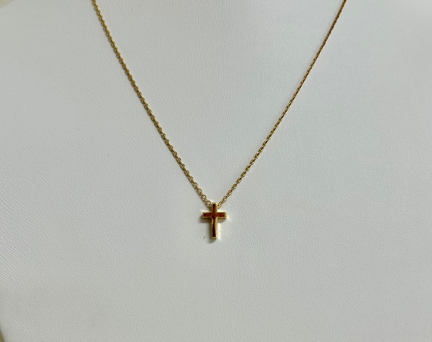 Everyday Cross Necklace - Gold