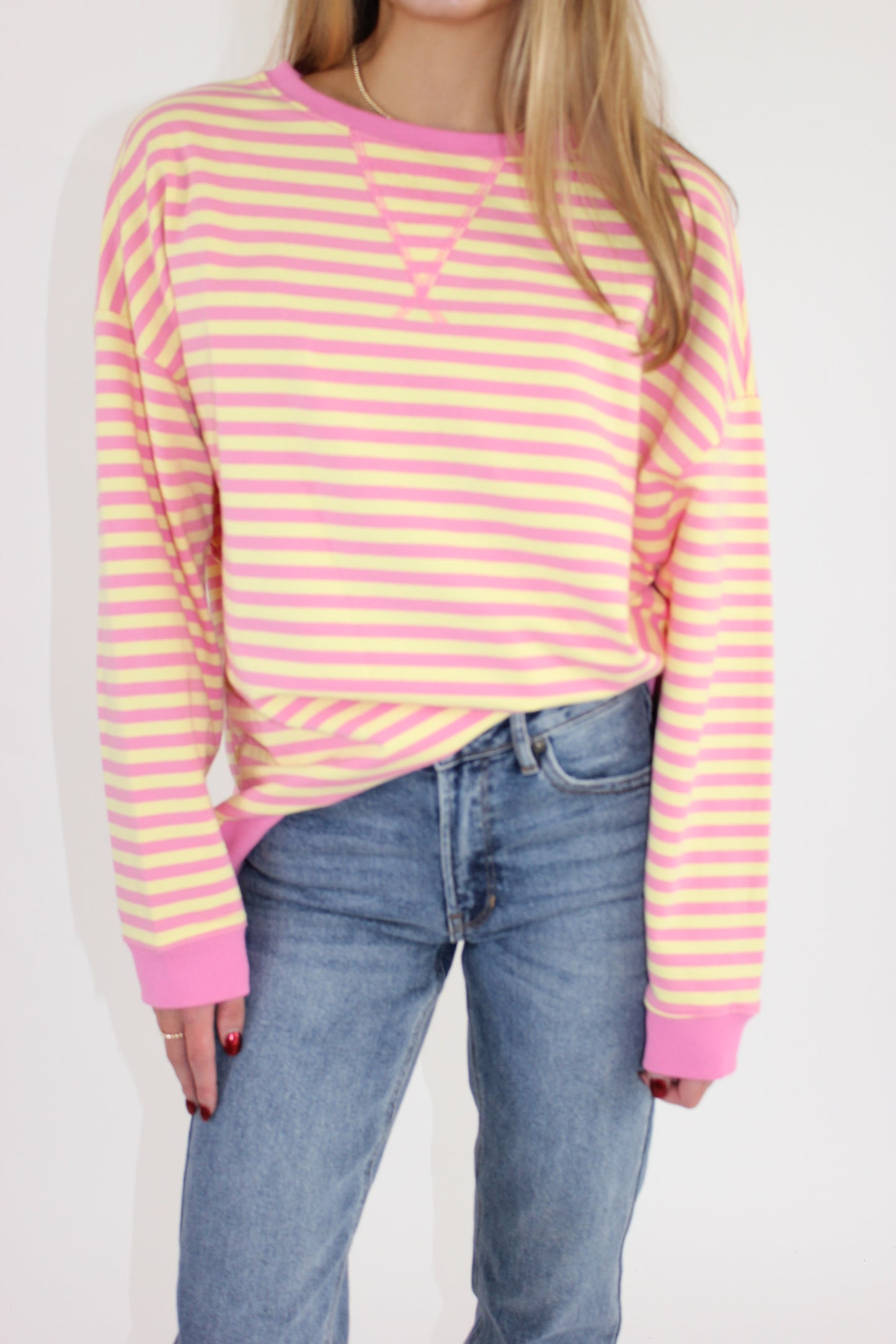 Pink Lemonade Stripped Top