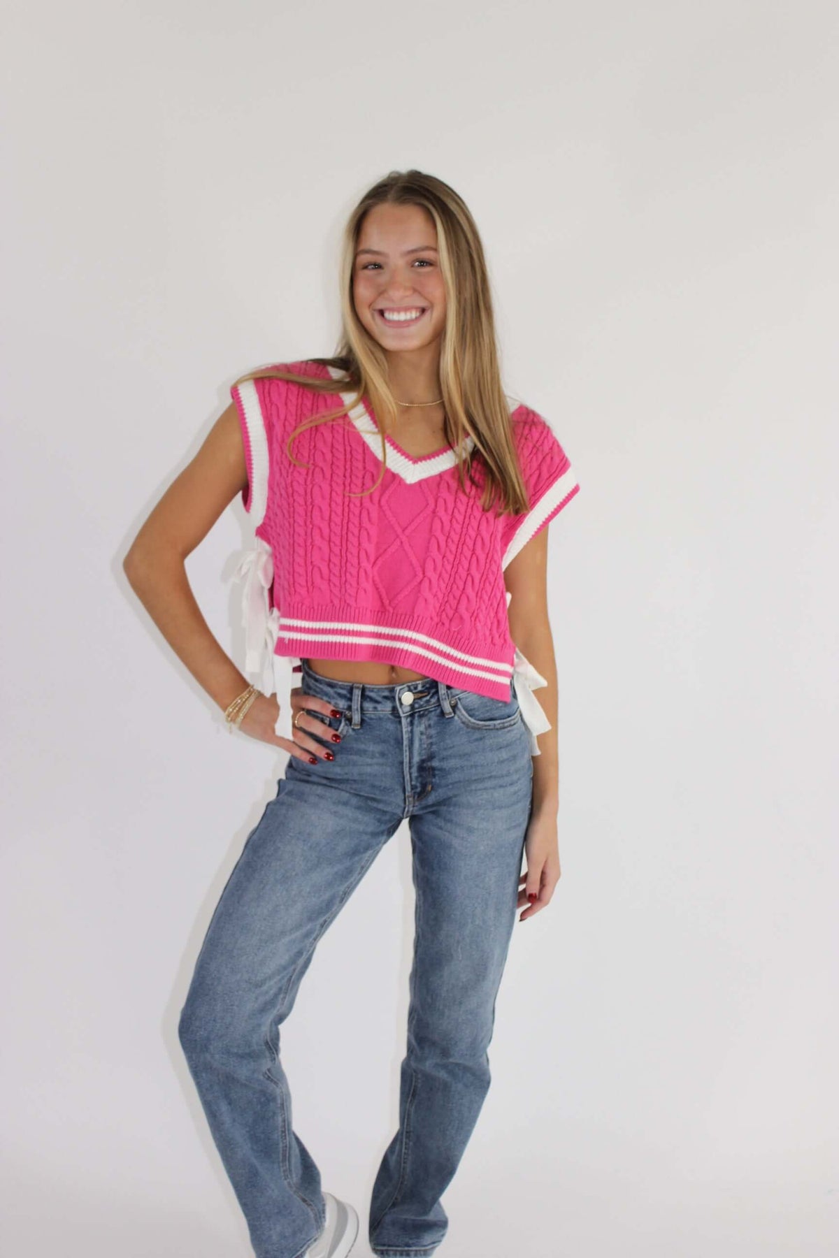 Cupids Kiss Sweater Vest Styled