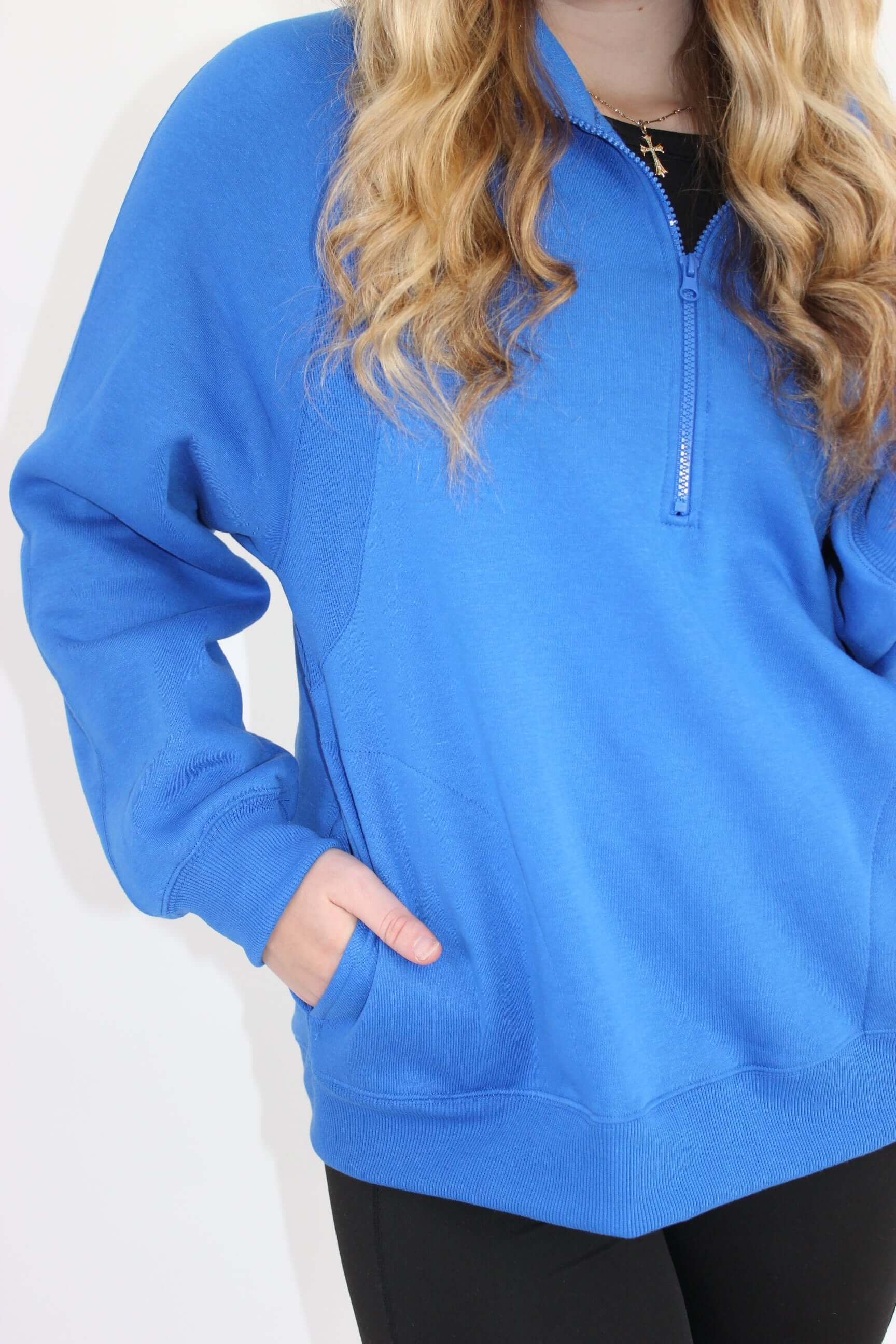 Convince Yourself Half-Zip Pullover details