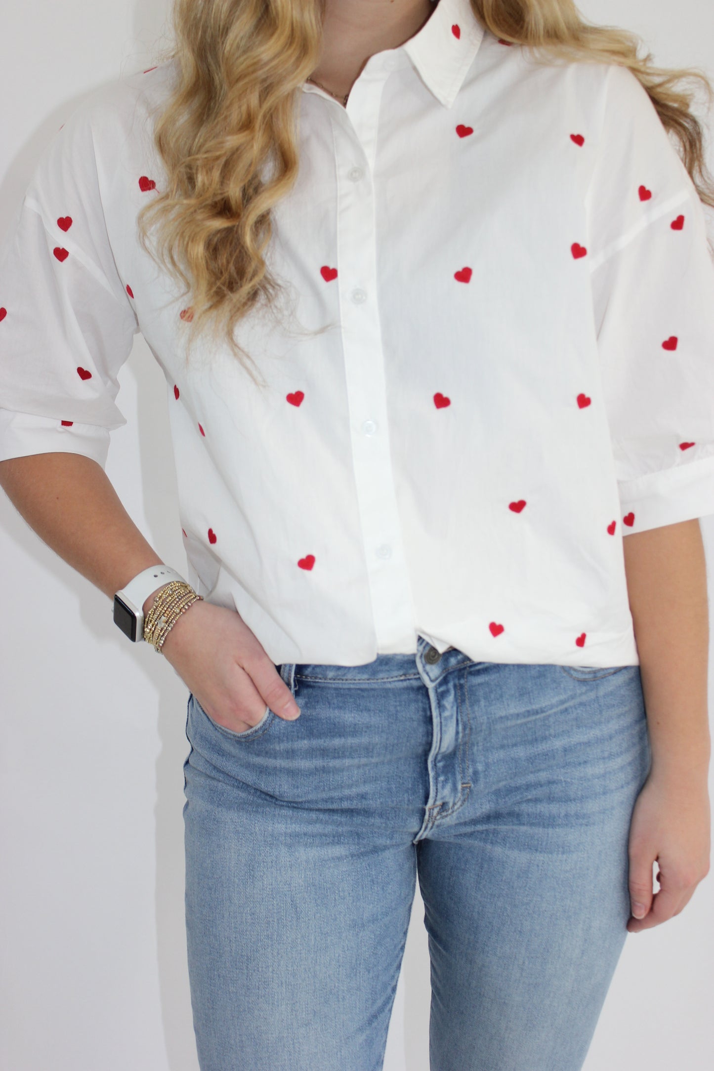 Stealing Hearts Button-up